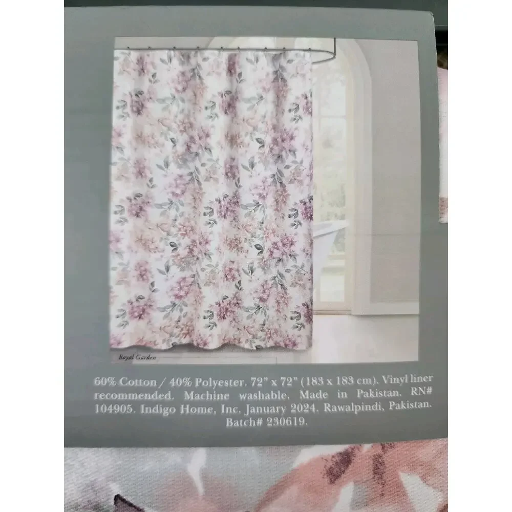 Floral Shower Curtain by Moss & Millow